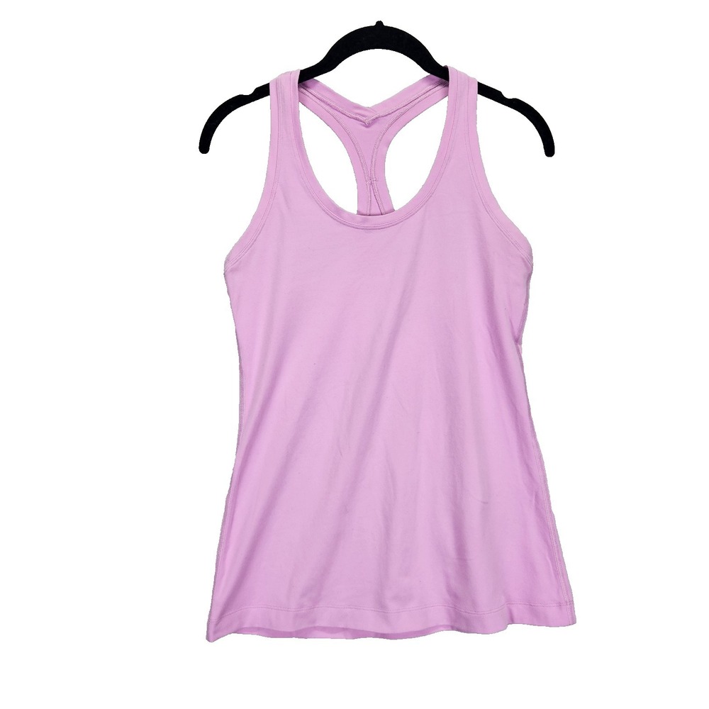 Lululemon Women Stretch Cool Racerback II Tank 10 Lavender